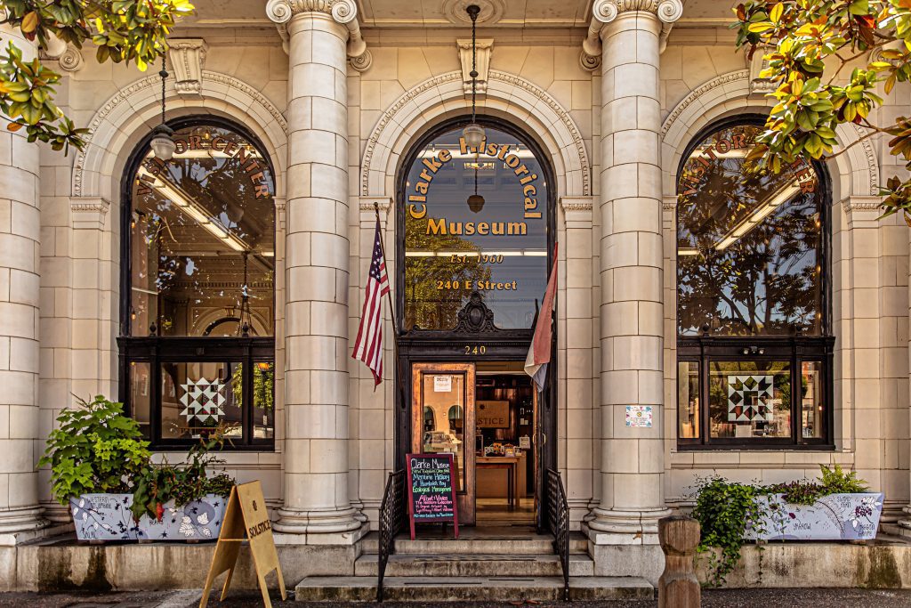 outside of historic building