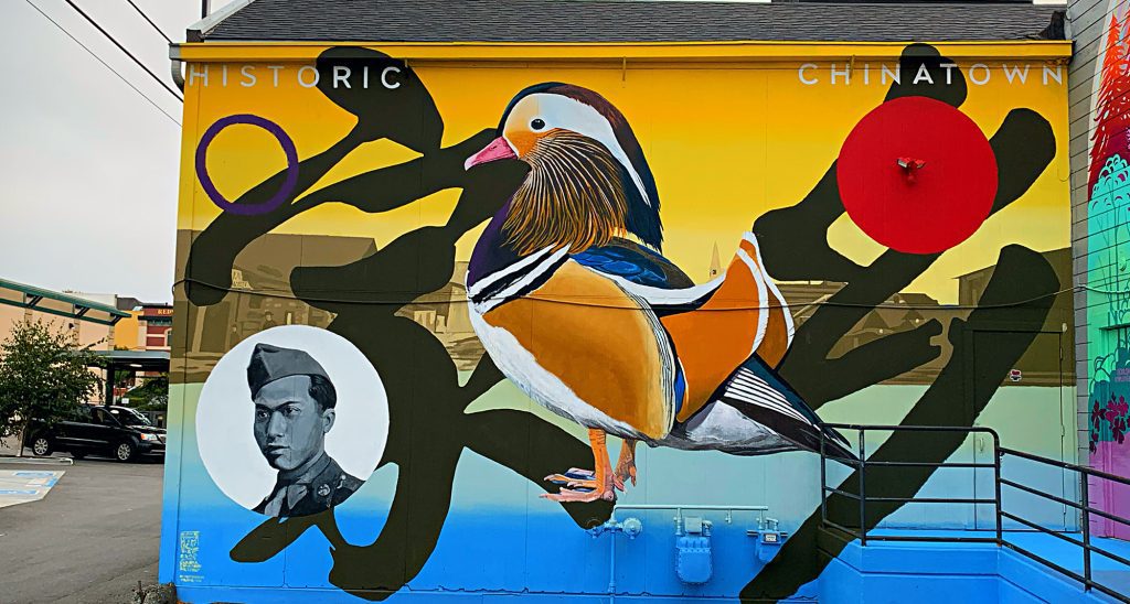 Mural in Old Town Eureka